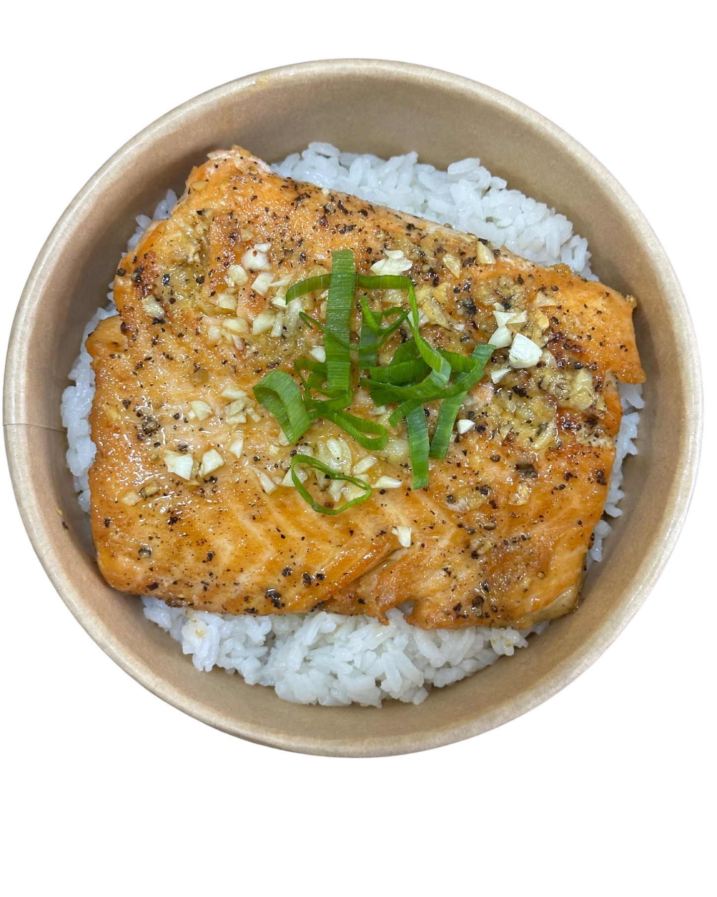 Pan-Seared Lemon Garlic Salmon Bowl